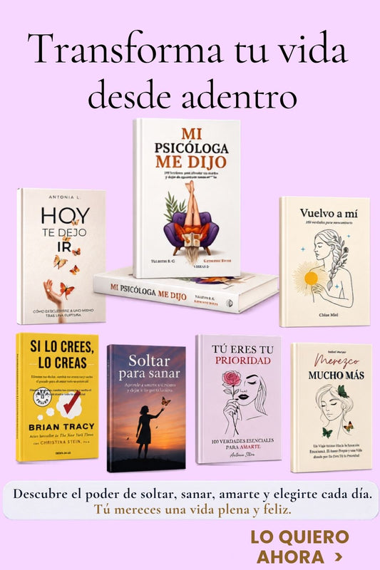 Mi Psicóloga Me Dijo: 110 Sesiones para Sanar tus Heridas Emocionales + 6 Libros Digitales 🎁